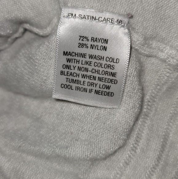 GNW open front cozy cardigan sweater woman's size Medium rayon nylon blend soft - Picture 4 of 4